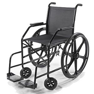 Cadeira de Rodas Simples Assento de 40cm até 90Kg