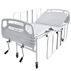 Cama Hospitalar Fowler Manual 2 Movimentos Semi Luxo
