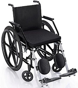 Cadeira de Rodas Pratica com Elevação de Pernas 44cm até 90 Kg