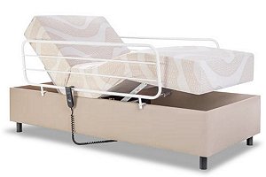 Cama Hospitalar Residencial Centauro Articulada Pilati com Grades e Colchão