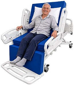 Cama Motorizada Elétrica Que Vira Poltrona com Elevação de Altura e Posição Trendelemburg