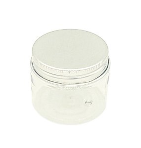 Pote Pet Com Tampa Prata 50ml Com 12 Unidades