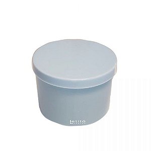 CAIXA ACRILICA 6,5cmX4cm REDONDA AZUL C/10 UNDS 0638