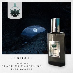 Nero Pour Homme - Inspirado Black Xs Masculino Paco Rabanne