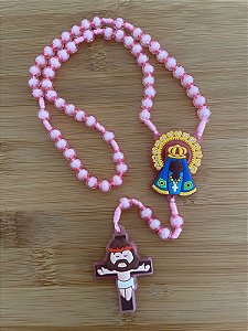 Terço Infantil Rosa