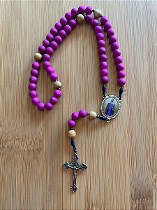 Terço Nossa Senhora das Lágrimas - rosa