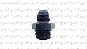 Niple 10an X 8an O-ring Aeroquip Conexão Alumínio Preto