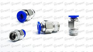 CONEXAO RETA MACHO 06 X 1/4 NPT