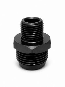 Niple 3/8npt X 12an O'ring Aeroquip Conexão Alumínio Preto