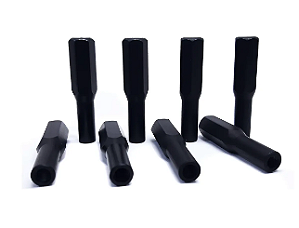 Kit Parafusos Wing Nuts Sextavado Tampa De Válvulas Motor Vw Ap Preto