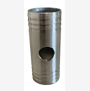 Tubo Pressurização 2 X 120mm Curto Com Furo