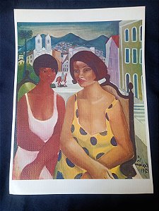 "Duas Mulheres" de Emiliano Di Cavalcanti - impresso fine art