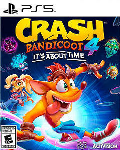 CRASH BANDICOOT 4 IT’S ABOUT TIME PS5 MÍDIA DIGITAL