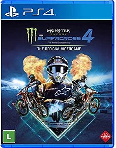 Monster Energy Supercross 4 PS4 PSN MIDIA DIGITAL