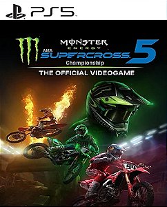 Monster Energy Supercross 5 Ps5 Psn Midia Digital