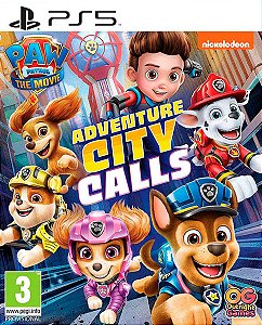 Patrulha Canina: O Filme A Cidade da Aventura está chamando Ps5 Psn Midia Digital