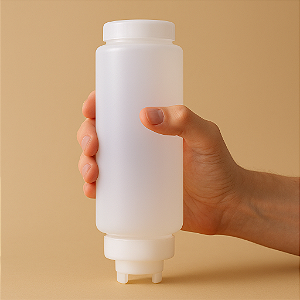 Bisnaga Invertida Para Molho 720ml Para Ketchup Mostarda Maionese Cauda