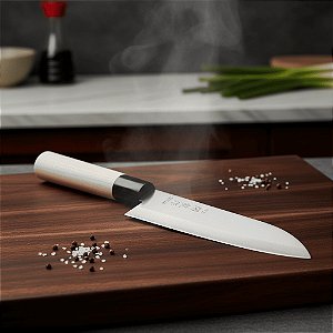 Faca Japonesa Santoku Multiuso Para Cortes em Geral Peixes Carnes Legumes Sushiman - Sekiryu