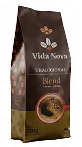 CAFÉ VIDA NOVA TRADICIONAL BLEND 250g - 100% ARÁBICA SANFONADA