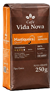 CAFÉ VIDA NOVA ESPRESSO MANTIQUEIRA 250g GOURMET A VACUO