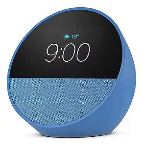 Alexa Echo Spot 2024 Amazon Smart Alarm Com Relógio Digital