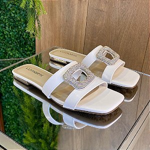 Rasteira Via Marte Branco 231471101