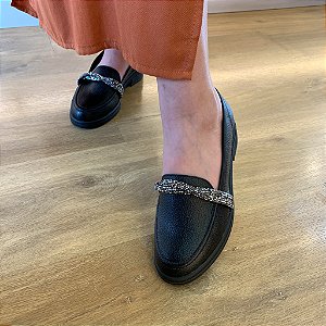 Mocassim Beira Rio c/ Strass Preto 4312102