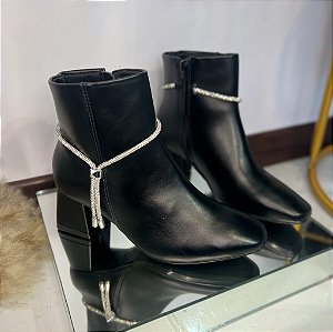 Bota Vizzano Preto c/ Strass 3098102