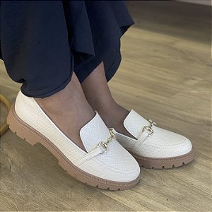 Mocassim Beira Rio Creme 4283104