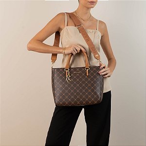 Bolsa Rafitthy Dark Cacau/ Caramelo 2815196B