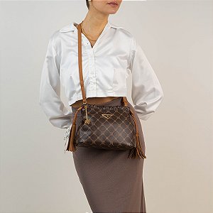 Bolsa Rafitthy Dark Cacau/ Caramelo 2816109B