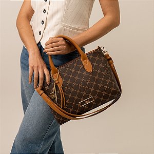 Bolsa Rafitthy Caramelo/ Tofu 2816140A