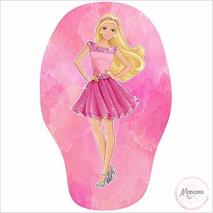 Almofada Naninha Infantil Lembrancinha Barbie Rosa