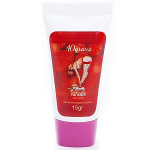 Gel Anestésico Porta Dos Fundos Aromático Morango 15g - 40Graus