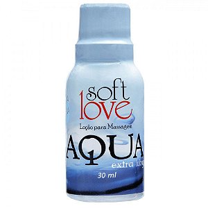 Gel Lubrificante Aqua Extra Luby Siliconado 30ml - Soft Love