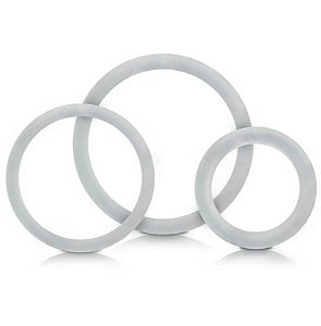 Kit 03 Anéis P/M/G Prolongador De Ereção - Kgel