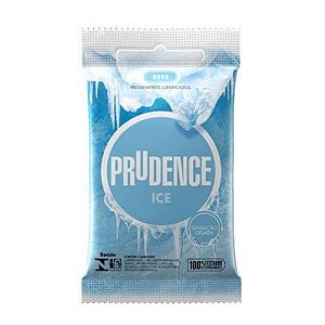 Preservativo Prudence Ice Com 3 Unidades