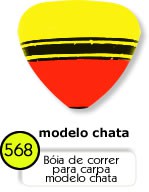BOIA DE CORRER P/ CARPA CHATA REF 568