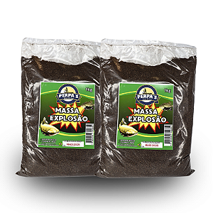 Kit C/ 2 Unidades Massa Perpas Pesca Explosão (1 Kg cada)