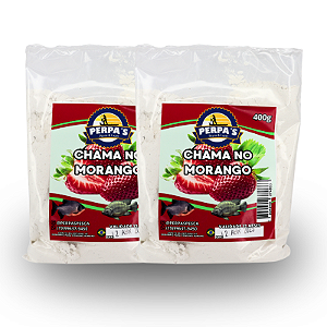 Kit C/ 2 Unidades Massa Chama no Morango Perpas Pesca (400G cada)