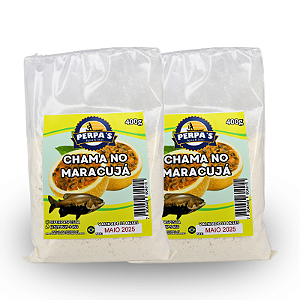 Kit C/ 2 Unidades Massa Chama no Maracuja Perpas Pesca (400g cada)