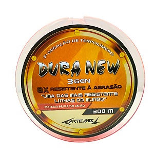 Linha Dura New 3Gen 300m Laranja 0,35mm (Artemis)
