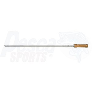 Espeto Aço Simples Para Churrasco Mor 85Cm