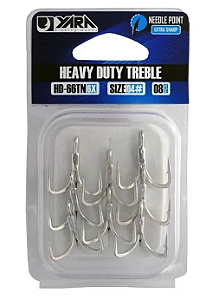 Garatéia HD-66TN Heavy Duty Treble 6X Nº1/0 (Yara)