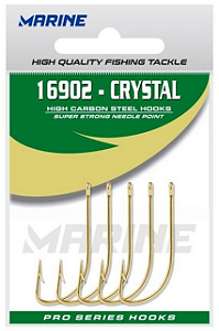 Anzol 16902 Crystal Gold Nº 06 50Pçs (Marine Sports)