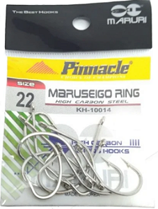 Anzol Maruseigo Ring Pinnacle Maruri n°18 c/20 (cartela)