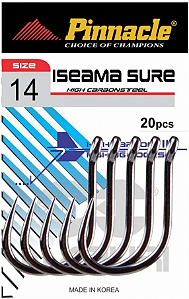 Anzol Iseama Sure R Pinnacle n°14 Maruri c/20 (cartela)