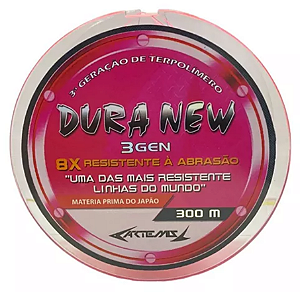 Linha Dura New 3Gen 300m (Artemis) Rosa 0,40mm
