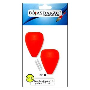 Boia Barão Lambari Nº8 02Pçs Ref.410