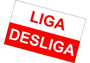 Etiquetas de Sinalização Liga e Desliga